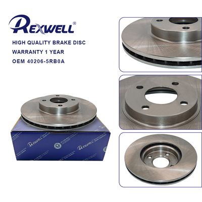 40206-5RB0A Rotor Cakram Rem Depan Rexwell untuk Nissan Kicks