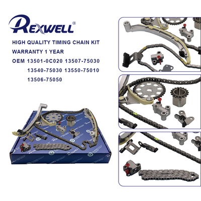 13501-0C020 13507-75030 13540-75030 13550-75010 13506-75050 Mobil Mobil Mesin Timing Rantai Kit Untuk Toyota 2TR